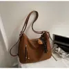 Bolso retro de gran capacidad estilo commuter para mujer, nueva colección otoño 2026, bolso de hombro casual, moderno y a la moda, diseño único