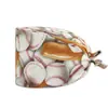 Entrega transfronteriza de gorros quirúrgicos de algodón puro para salones de belleza, gorros universales sin visera, gorros con cola de cúpula, turbantes médicos y pañuelos para la cabeza