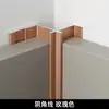 Tira de Cierre en Forma de I de Aleación de Aluminio, Tira de Borde para Panel de Pared, Tablero de Cristal de Carbono con Chapa de Madera, Tira de Hebilla Anticaída para Azulejos