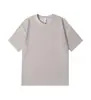 Camisetas lisas sin estampado al por mayor de fábrica 220g Solona Hombro caído Cuello redondo Camisetas Impresión de logo para eventos corporativos Cultura