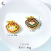 Múltiples Estilos de Colgantes de Candado de la Fortuna Tradicional Chapados en Oro, Accesorios de Colgante Ruyi Estilo Retro Chapado en Cobre al por Mayor