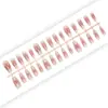 Blush Olho de Gato Sorriso Textura de Alta Qualidade Elegante Estilo Girly Estilo Irmã Real Manicure Estilo Curto 30-t Manicure Usável