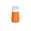 Frasco de silicone portátil para viagens, ideal para armazenar shampoo, sabonete líquido, cosméticos e loções.