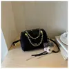 Bolso de cadena transfronterizo de nicho con patrón de diamantes para mujer, nueva versión coreana 2026, bolso de mano versátil vintage, bolso de hombro y cruzado, moderno