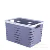 Nova Cesta de Armazenamento de Plástico com Recortes de Vime Atacado Armazenamento de Mesa Caixa de Armazenamento de Lanches da Cozinha Cesta de Banho para Banheiro
