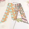 Pañuelo de Imitación Seda Estilo Coreano para Mujer, Decoración de Cuello de Aeromoza de Verano, Pañuelo para Atar Asas de Bolso, Cinta Larga Fina, Venta al por Mayor