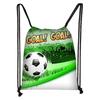 Nueva Serie de Fútbol Bolsillo con Cordón para Estudiante de Primaria Moda Niño Deporte Portátil Almacenamiento Bolsa con Cordón Venta al por Mayor Transfronteriza Caliente