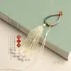 Pingente de Bolsa Chaveiro Borla DIY Destacável Estilo Antigo Multicolor Translúcido Brocado Song Contas Pulseira de Borla