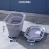 Carrito de compras plegable, carrito de supermercado portátil, carrito de compras para el hogar, ligero, con barra de tiro, carrito plegable con ruedas universales para recoger paquetes, cesta de compras