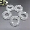 Venta Caliente Transfronteriza 3.5cm Cable de Teléfono Negro Anillo para el Cabello Anillo de Teléfono para Niños Diadema Puesto Callejero Mayorista de Yiwu Transfronterizo