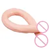 C15 Chicote Shen 56cm22 polegadas 4cm de espessura super longo dildo de cabeça dupla feminino gay puxar pênis C5 cabeça dupla