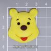 Lindo Dibujo Animado Pooh Goma Suave PVC Estuche para Teléfono DIY Agujero para Pasador Accesorios para Zapatos Pegatina para Vaso de Agua Pegatina para Refrigerador Accesorios