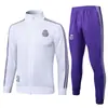 2526 Versão Retrô da Jaqueta do Uniforme de Apresentação do Real Madrid Uniforme de Futebol Manga Longa Traje Adulto do Real Madrid Uniforme de Apresentação de Jersey Outono e Inverno