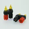 Material do pé: cobre puro, banhado a ouro, vermelho e preto, uma peça de dupla posição, amplificador de potência, terminal, 4MM coluna, terminal, banana, soquete preço do par