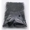 2000 Piezas banda de goma transparente desechable banda para el pelo banda de goma de color Banda para el pelo negro banda para el pelo banda de cuero de vaca