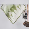 Lenço Feminino de Seda Sintética 70cm Atacado Primavera e Verão Elegante Versátil Lenço Quadrado de Cetim Lenço de Feriado Lenço de Presente Feito à Mão