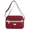 Nova Bolsa Feminina de Grande Capacidade Bolsa de Ombro de Nylon Bolsa da Mãe Bolsa Casual Pequena Bolsa Quadrada Lingge Compras Cor Sólida Bolsa Feminina da Moda