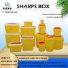Caja Redonda Cuadrada Exclusiva Transfronteriza para Instrumentos Punzocortantes Caja de Almacenamiento para Instrumentos Punzocortantes Papelera para Salón de Belleza Caja de Almacenamiento para Residuos Punzocortantes