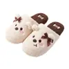 Pantuflas de algodón para mujer para otoño e invierno, de suela gruesa, antideslizantes, cálidas, de felpa, pantuflas de primavera y otoño para parejas y hombres.