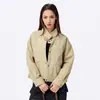 Abrigo de Algodón Cálido con Tecnología Thinsulate 3M para Mujer, Chaqueta con Cuello Alto y Botones a Presión, Gabardina Adelgazante y que Realza la Altura
