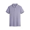 Camisa Polo de Manga Curta Roupa de Trabalho Formulação Camiseta Roupa de Trabalho Fábrica Roupas Pedido Gola Reversível Camiseta Publicitária Bordado de Logo