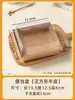 Caixa de Piquenique Descartável para Almoço Embalagem de Papel Kraft com Tampa Passeio de Primavera Estilo Camping Barraca ao Ar Livre Sushi Churrasco Suprimentos para Carne
