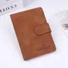 Bolsa de Pasaporte para Viaje con Hebilla RFID Protector de Pasaporte Anti-Magnético Ranura para Múltiples Tarjetas Almacenamiento de Documentos Cubierta Protectora Estuche para Tarjeta de Identificación