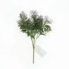 Fábrica de Flores Artificiales fuente al por mayor césped amante FG ramo morado flor ramo ramo flor artificial plástico