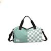 Nueva bolsa de viaje a cuadros de moda bolsa de equipaje de viaje bolsa deportiva de fitness para mujer bandolera portátil Bolsa de Fitness para Hombre