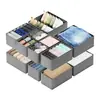 Caja de Almacenamiento de Tela No Tejida para Calcetines, Ropa Interior y Calzones, Estilo Cajón Juego de Seis Piezas, Caja de Almacenamiento Plegable para Almacenamiento Transfronterizo