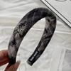 Cinza Avançado ~ Fofo Laço de Pelúcia Aro de Cabelo Estilo Coreano Outono e Inverno Novo Doce Faixa Larga Acessórios de Cabelo para Mulheres