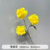 Flores de Casamento Amarelas Falsas Flores para Caminho de Palco Arranjo de Noivado Flores de Chão Decoração de Casa Enfeites de Flores Artificiais