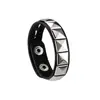Pulseiras Punk Largas de Couro com Rebites para Homens e Mulheres, Pulseiras e Acessórios de Rua Multicamadas Tendência e Descolados