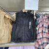 Ropa Infantil Otoño e Invierno 2023 Niños y Niñas Chaleco Largo de Terciopelo Polar con Cuello Alto Chaqueta Chaleco 449888