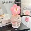 Luz de Noche Creativa y Original para Inodoro Tarro de Almacenamiento Luz de Grifo para Dormitorio del Hogar Adorno Decorativo de Escritorio para Sala de Estar