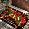 Tapetes de Piso da Nova Série de Natal da Temu Transfronteiriços, Tapetes de Piso para Porta de Entrada, Tapetes de Piso Decorativos, Tapetes de Piso Resistentes ao Desgaste e à Sujeira