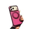 Adecuado para iPhone 18 Pro Max, funda de teléfono con soporte magnético de acabado mate, cubierta Apple 17 de protección total anticaídas