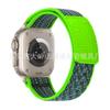 Adecuado para Correa de Apple Watch iWatch S12 Etiqueta de Cuero Bucle de Nailon Wild Trail Correa Ultra4
