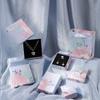 Caja de embalaje de joyería de flor cian irregular de marea nacional pulsera pendientes anillo pulsera caja de joyería caja de colgante