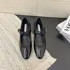 Zapatos Planos de Ballet Mary Jane de Correa Única con Boca en V, Aumentadores de Altura Estilo Francés para Niñas, Nuevos para Primavera y Otoño 2025, para Mujer