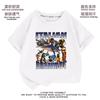 Clássico Estrangeiro Montanha e Mar Boneco de Palito de Madeira Tongtongtong Infantil Algodão Puro Manga Curta Meia Manga Camiseta Básica Mercadoria Co-branded