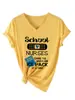Enfermeras escolares salvando Amazon eBay sitio independiente moda casual camiseta de mujer con cuello en V y manga corta