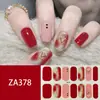 ZA - Adhesivo para uñas blanco sin hornear, totalmente impermeable, parche para decoración de uñas, sensación avanzada, simple, pegamento para esmalte de uñas al por mayor