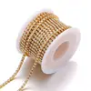Cadena de Garra de Hierro con Pedrería de 1m Accesorios de Joyería Brillantes Pulsera DIY Hecha a Mano Cadena de Borlas para Collar Se Puede Cortar
