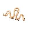 Dovii Jewelry Pinza Grande Metálica con Forma de Serpiente Estilo Frío Pinza de Tiburón Pinza de Garra para Recogidos Altos Accesorios para el Cabello
