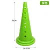 Marcadores de treino de futebol e basquete para crianças, cones de trânsito escolar, marcadores de obstáculos, cones múltiplos, equipamentos esportivos, ferramentas de treino