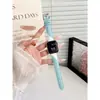 Correa de Reloj de Cuero Genuino Morandi de Bloques de Color Inclinados Compatible con Apple 11 S12 Huawei GT7 Fit5 Xiaomi Pulsera