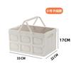 Caja de almacenamiento para acampar al aire libre, caja plegable, caja de acabado para acampar, caja de almacenamiento para el maletero del automóvil, caja de almacenamiento de ropa con tapa de madera