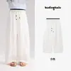 Calça Infantil Pudding Haru 2026 Verão Novo Estilo Calça Casual para Meninas com Textura e Estilo Versáteis