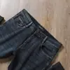 Jeans Masculino Reto Novo 2025, Jeans Casual Espesso Azul Escuro Slim Stretch, Elegante e Versátil para Outono e Inverno